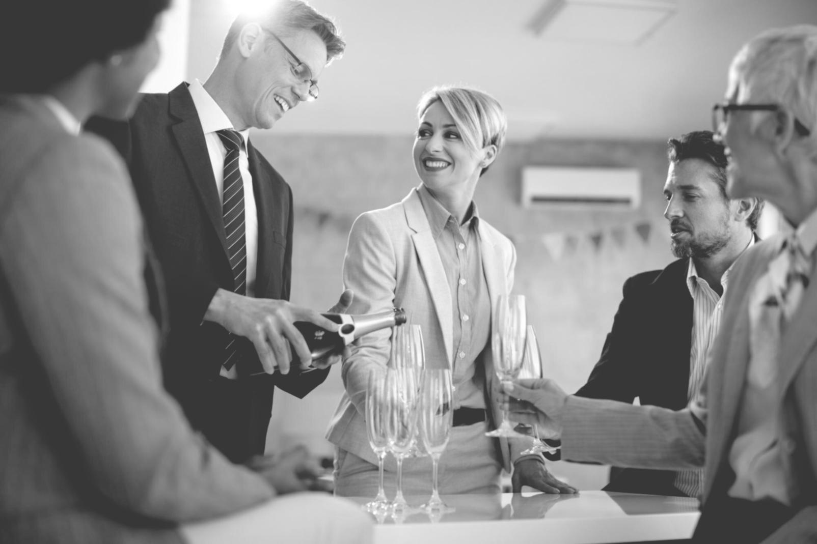 Business financial planning consultation workspace